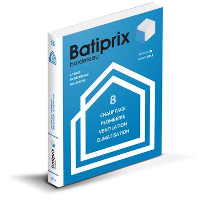 Batiprix 2019 : bordereau. Vol. 8. Chauffage, plomberie, ventilation, climatisation