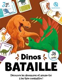 Dino bataille : découvre les dinosaures et amuse-toi à les faire combattre !