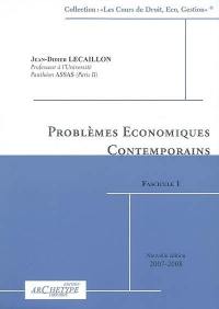 Problèmes économiques contemporains : cours 2006-2007