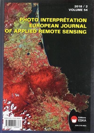 Photo interprétation European journal of applied remote sensing, n° 54