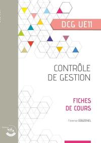 Fiches de contrôle de gestion, DCG UE11