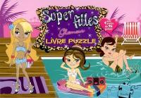Super filles glamour : livre puzzle