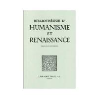 Bibliothèque d'humanisme et Renaissance, n° 81-3