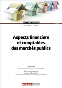 Aspects financiers et comptables des marchés publics