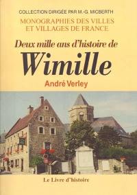 Deux mille ans d'histoire de Wimille