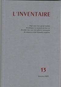 Inventaire (L'), n° 13