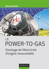 Le power to gas : stockage de l'électricité d'origine renouvelable