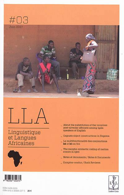 Linguistique et langues africaines, n° 3