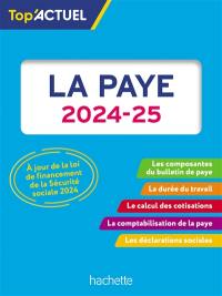 La paye : 2024-2025