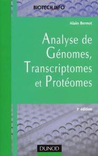 L'analyse de génomes, transcriptomes et protéomes
