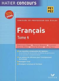 Français PE1-PE2. Vol. 1