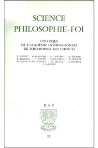 Science, philosophie, foi
