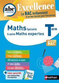 Maths spécialité & option maths expertes, terminale : nouveau bac