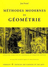 Méthodes modernes en géométrie