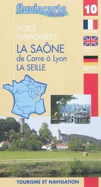 Les voies navigables de la Saône : la Seille et le Doubs : guide de navigation fluviale