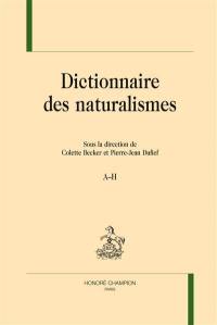 Dictionnaire des naturalismes
