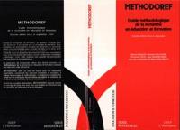 Méthodoref : guide méthodologique de la recherche en éducation et formation
