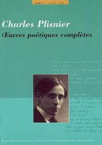 Oeuvres poétiques complètes. Vol. 1. 1930-1931