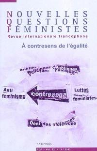 Nouvelles questions féministes, n° 3 (2003). A contresens de l'égalité