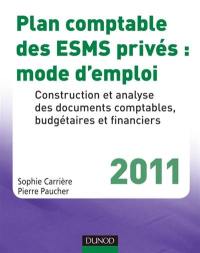 Plan comptable des ESMS privés : mode d'emploi : construction et analyse des documents comptables, budgétaires et financiers