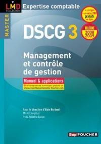 DSCG 3 management et contrôle de gestion master : manuel & applications 2008-2009