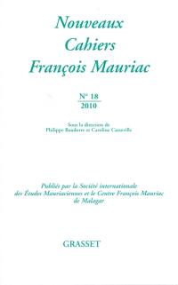 Nouveaux cahiers François Mauriac, n° 18