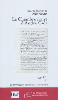 La chambre noire d'André Gide