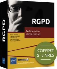RGPD : réglementation et mise en oeuvre : coffret 2 livres