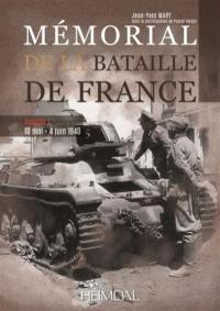 Mémorial de la bataille de France. Vol. 2. Du 22 mai au 4 juin 1940