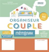Organiseur spécial couple 2022 : 16 mois, de septembre 2021 à décembre 2022