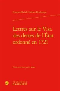 Lettres sur le visa des dettes de l'Etat ordonné en 1721