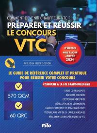 Préparer et réussir le concours VTC : comment devenir chauffeur VTC ? : le guide de référence complet et pratique pour réussir votre concours