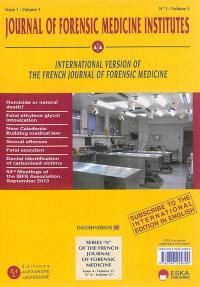International version of the French journal of forensic medicine, n° 57-4