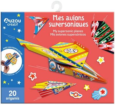 Mes avions supersoniques : 20 origamis : avec un propulseur !. My supersonic planes : 20 origamis : with a propeller. Mis aviones supersonicos : 20 origamis : con un propulsor