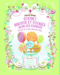 Coffret biscuits et cookies pour les enfants : un livre de recettes étape par étape