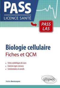 Biologie cellulaire : fiches et QCM