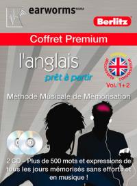 L'anglais prêt à partir : coffret premium : méthode musicale de mémorisation, niveaux découverte + conversation
