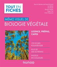 Mémo visuel de biologie végétale : licence, prépas, Capes