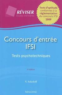 Concours d'entrée IFSI : tests psychotechniques