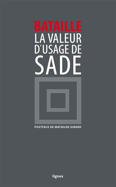La valeur d'usage de D.A.F. de Sade : décembre 1929-janvier 1930