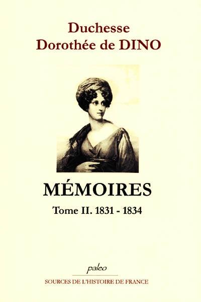 Mémoires. Vol. 2. 1831-1834