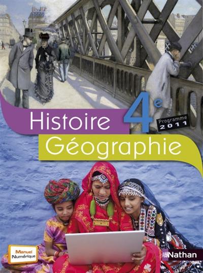 Histoire géographie 4e : programme 2011