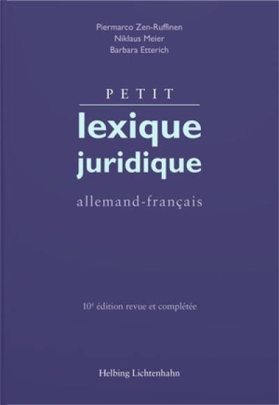 Petit lexique juridique : allemand-français
