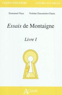 Essais de Montaigne, Livre I