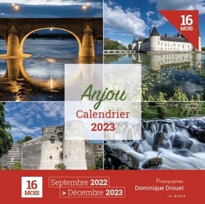 Anjou : calendrier 2023 : 16 mois, septembre 2022-décembre 2023