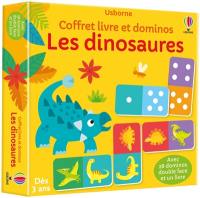 Les dinosaures : Coffret livre et dominos