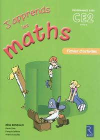 J'apprends les maths : programmes 2008, CE2 cycle 3 : fichier d'activités