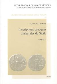 Inscriptions grecques dialectales de Sicile