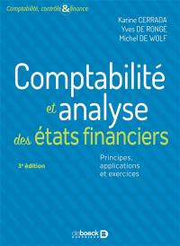 Comptabilité et analyse des états financiers : principes, applications et exercices