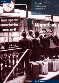 Revue historique vaudoise, n° 125. Migrations